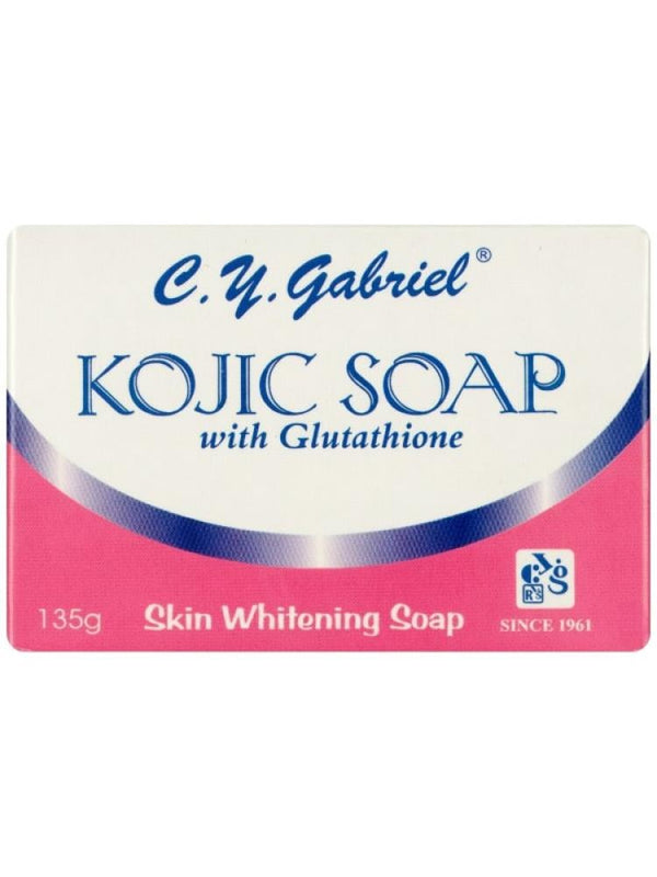 Kojic Soap with Glutathione Skin Brightening Dark Spots C.Y. Gabriel 135g
