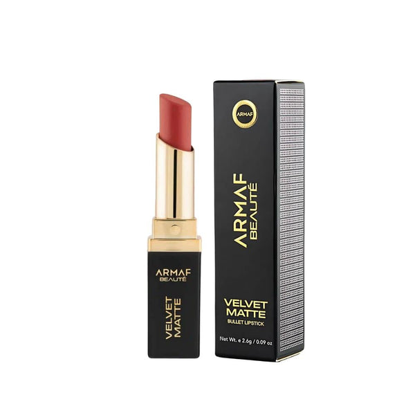 Armaf Beauty Velvet Matte Lipstick, Shea Butter, Long-Lasting, 02 Rochelle