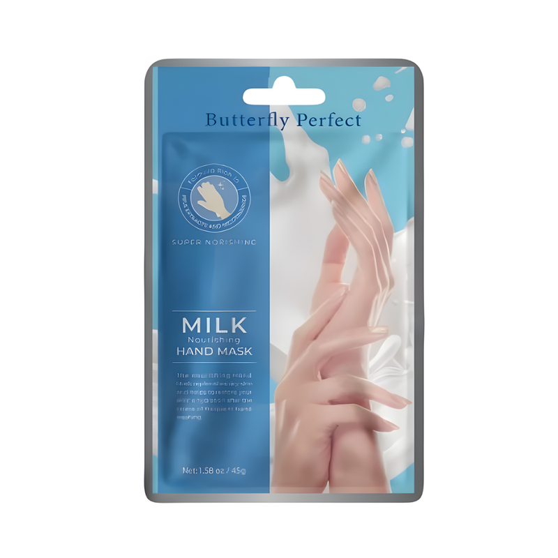 Hand Moisturizing Gloves Milk Extract Hydrating Butterfly Perfect 2 Pieces