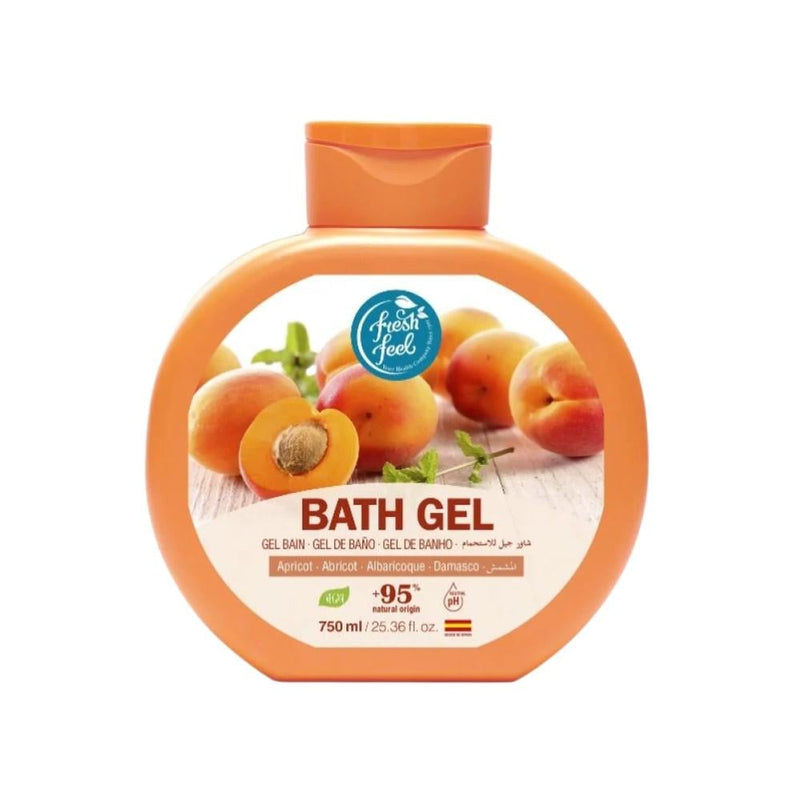 Fresh Feel Freshville Apricot Shower Gel, Moisturizing, 750ml