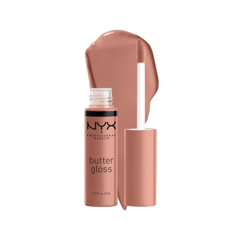 Nyx Butter Gloss Lip Gloss - 14 Madeleine - Sheer to Medium Coverage