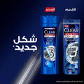 3 in 1 Shampoo Body and Face Wash Activated Charcoal Clear Men 400ml