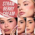 Huda Beauty Cheek and Lip Duo Set Liquid Blush Lip Oil Raspberry