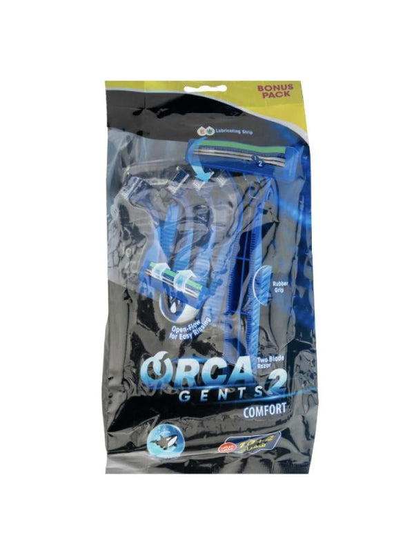 Orca Gents Comfort 2-Blade Razors, 12 Count