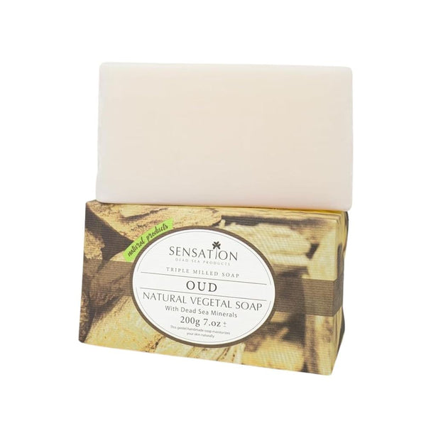 Sensation Handmade Dead Sea Soap with Oud Vegan 200g
