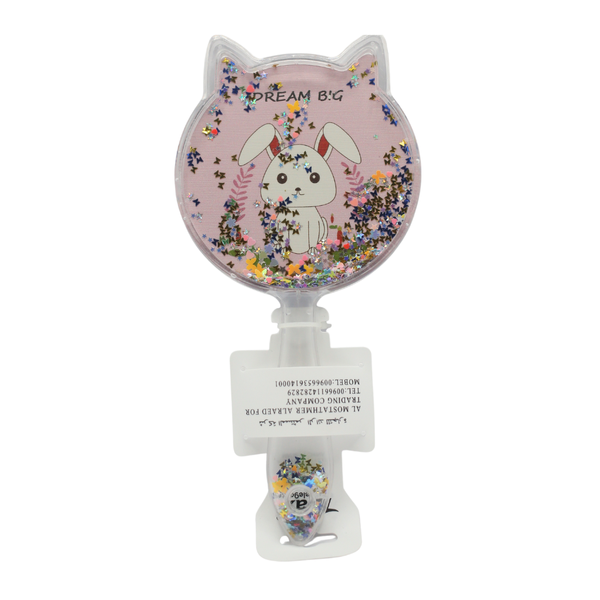 Hand Mirror Portable Cat Design Makeup Accessory Max Elegance 2186C 1 Piece