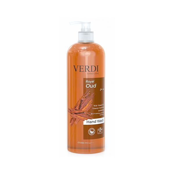 Verdi Oud Scented Hand Wash, Moisturizing Liquid Soap, 1000ml