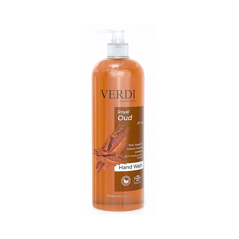 Verdi Oud Scented Hand Wash, Moisturizing Liquid Soap, 1000ml