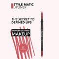 Flormar Style Matic Lip Liner SL22 Intense Rose, Twist Mechanism