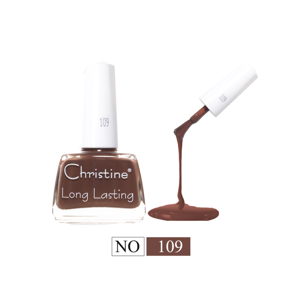 Christine Nail Polish No. 109 Glossy Finish Chip-Resistant