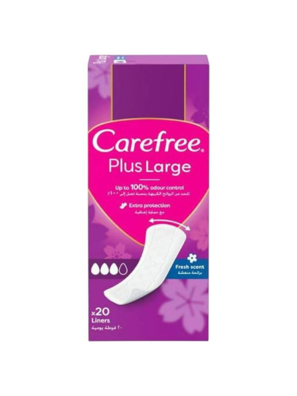Scented Panty Liners Fresh Carefree 20 Pads
