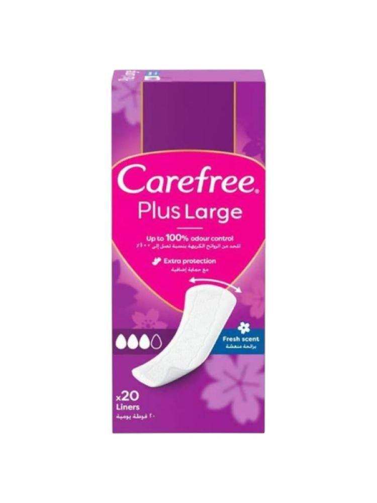 Scented Panty Liners Fresh Carefree 20 Pads