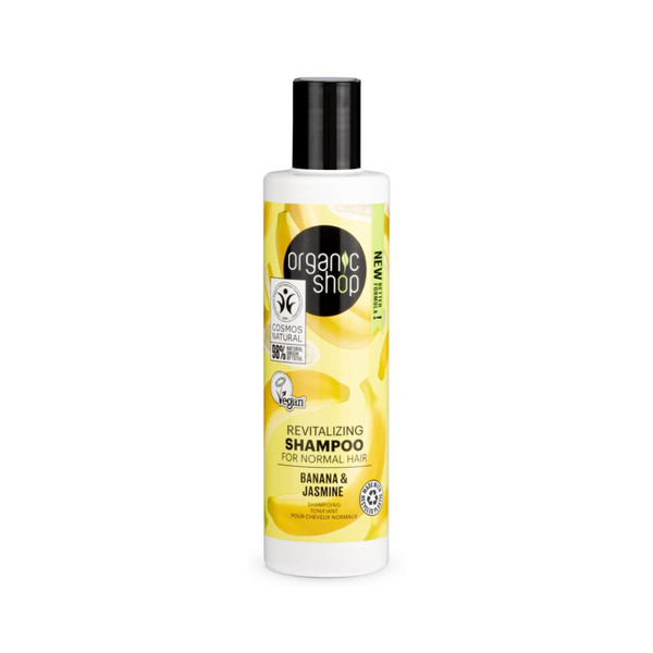 Organic Shop Hair Filling Shampoo Banana Jasmine Normal Hair 280ml