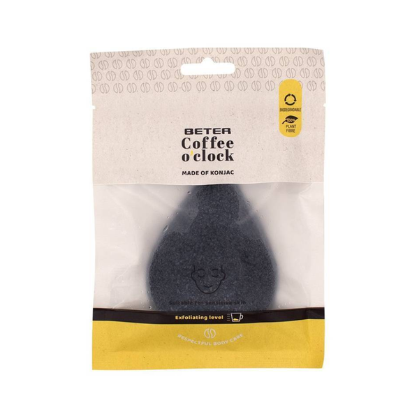 Beter Konjac Facial Cleansing Sponge with Coffee Extract, All Skin Types