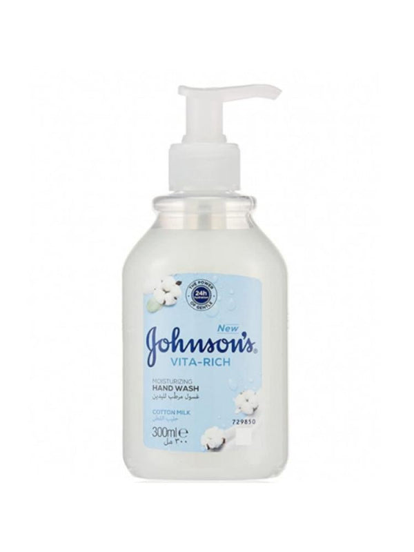 Best Hand Wash Cotton & Milk Gentle Moisturising Johnson's 300ml