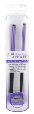 Real Techniques Eye Brush Set & Sharpener - Makeup Eyes Tools