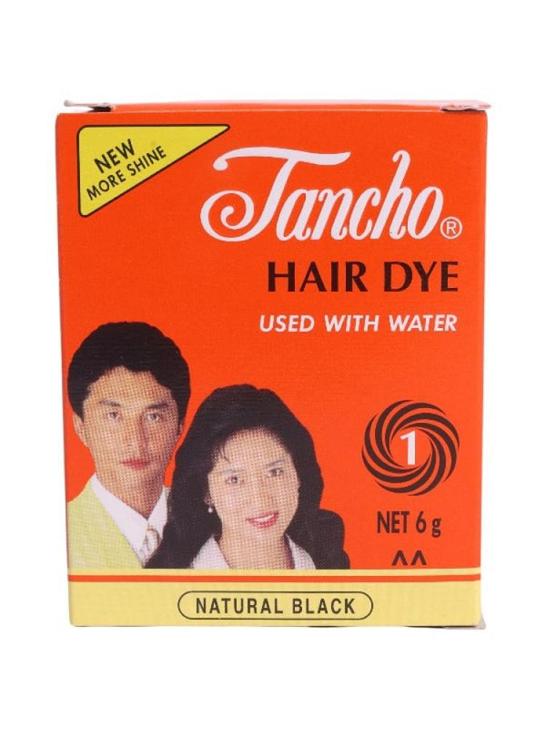 Black Hair Dye Natural Black Tancho 6g