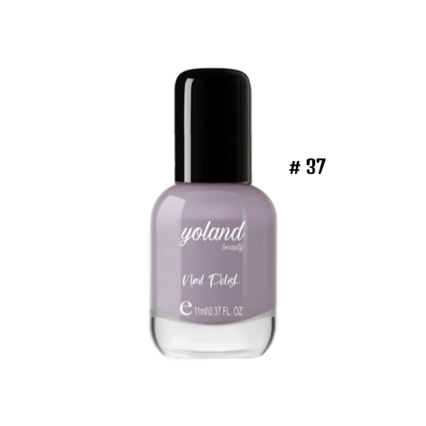 Yolande Beauty Nail Polish, Quick-Drying Formula, Glossy Finish, 37