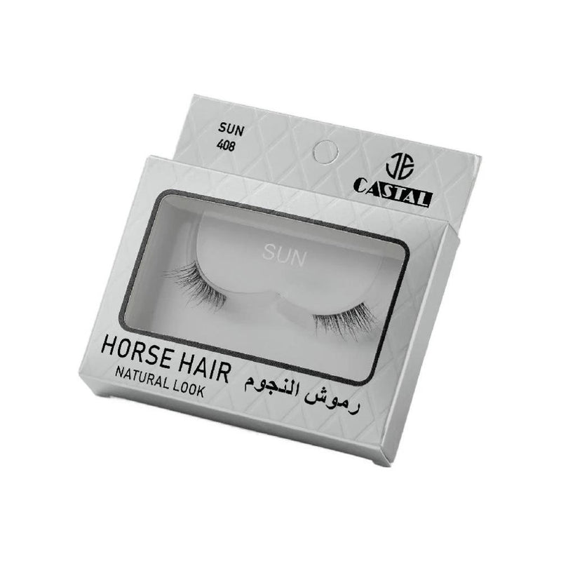 Natural Hair False Eyelashes Natural Look SUN 408 Castal 1 Pair