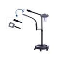Salon System JY-201AB Black Facial Steamer with Magnifying Lamp