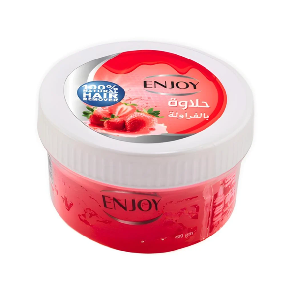Enjoy Strawberry Hair Removal Wax 400ml Root Hair Removal