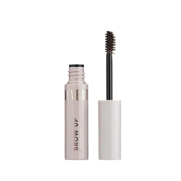 Neverti Brow Up Mascara, Eyebrow Setting Gel, 004 Dark Chocolate