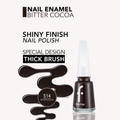 Nail Polish Shop Nail Polish Long Lasting Glossy Bitter Cocoa Flormar 11ml