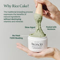 Arencia Fresh Green Rice Mochi Facial Cleanser for Blemish-Prone Skin, 120g