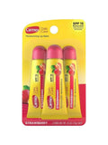 Carmex Daily Care Lip Balm SPF 15 - Strawberry, 3 count