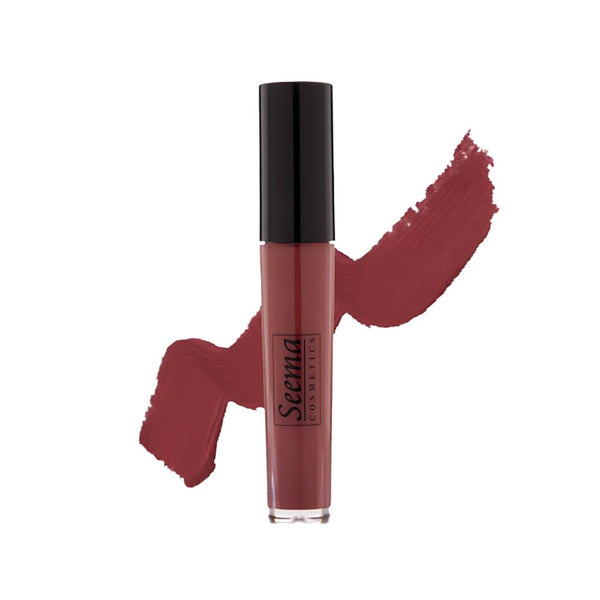 Seema Cosmetics Matte Liquid Lipstick, Shade 09, Creamy Long-Lasting Formula
