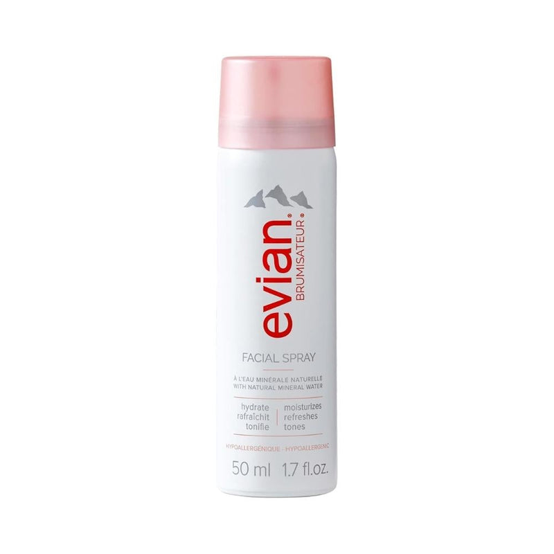 Refreshing Hydrating Facial Mist Mineral Water Spray Evian 50ml