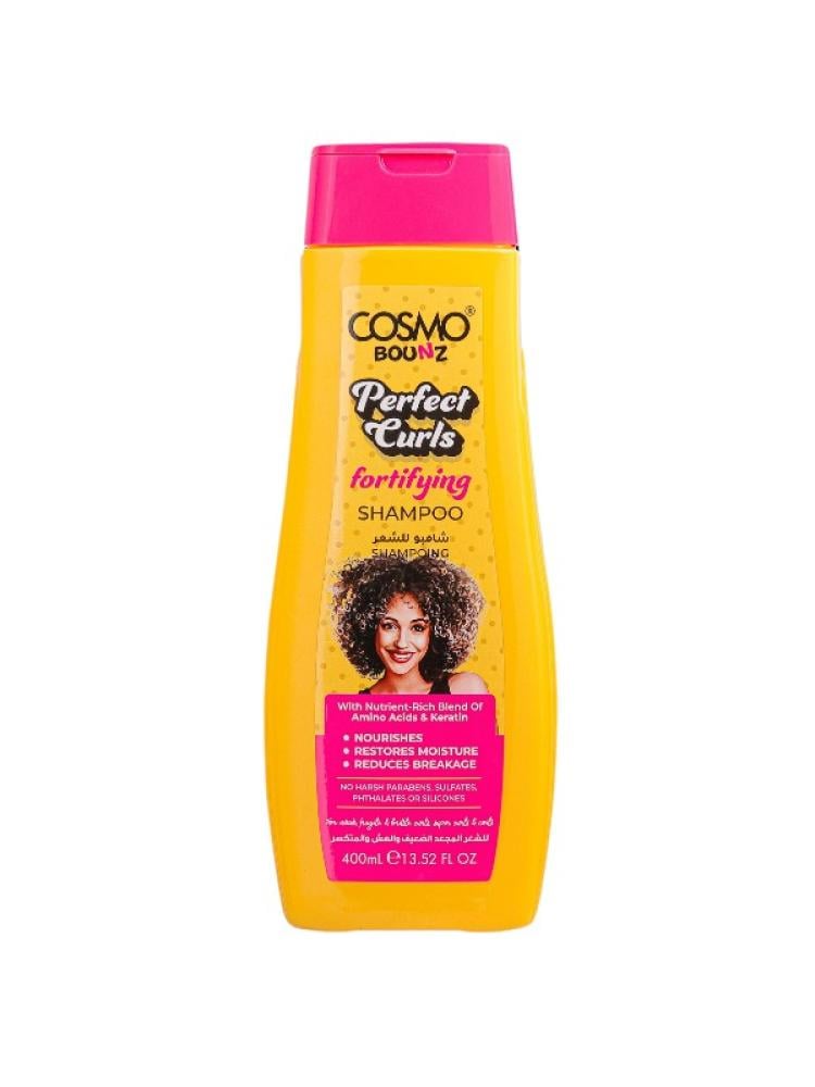 Cosmo Bounz Fortifying Shampoo for Curly Hair with Amino Acids & Keratin - 400ml