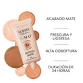Bourjois Air Mat Foundation 24-Hour Wear Matte Finish 01 Rose Ivory