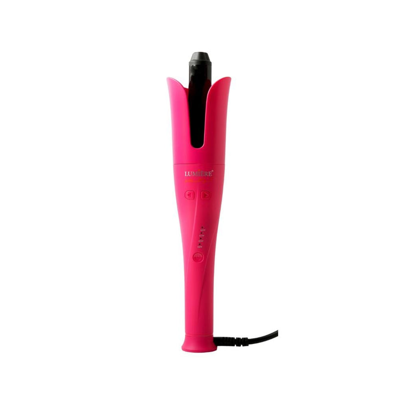 Lumiere HS1007 Automatic Ceramic Curling Iron, 450°F, Pink