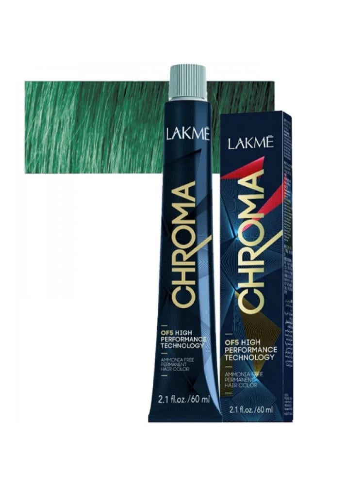 Best Semi Permanent Hair Color Emerald Green Lakme Chroma Ammonia Free 60ml