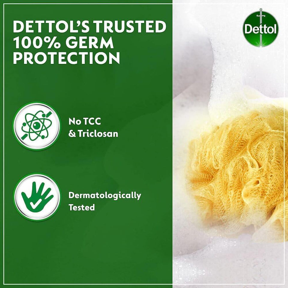Dettol Refreshing Soap Lemon & Orange Blossom Antibacterial Cleansing 120g