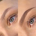Katia Waterproof Eyebrow Pencil, Almond, Dual-Ended with Grooming Brush
