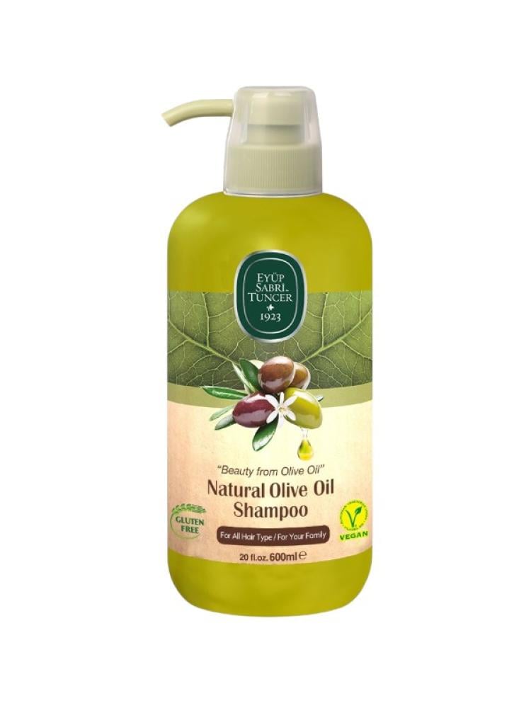 Natural Olive Oil Shampoo Moisturising Anti-Dandruff Eyüp Sabri Tuncer 600ml