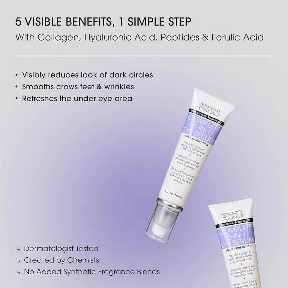 Advanced Clinicals Anti-Aging Multi-Correcting Serum for Face 59ml