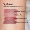 Sephora Matte Liquid Lipstick 40 Pink Tea Long-Lasting Avocado Oil 5ml