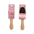 Mrway Large Double Wooden Detangling Hairbrush with Double Bristles