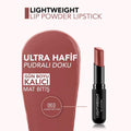 Flormar Lightwhite Powder Lipstick, Matte Finish, Shea Butter, 003
