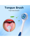 Tongue Cleaner Brush Bad Breath Dr. Brush Assorted Colors