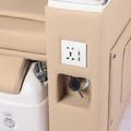 Salon System Massage Chair with Jacuzzi Tub - Beige
