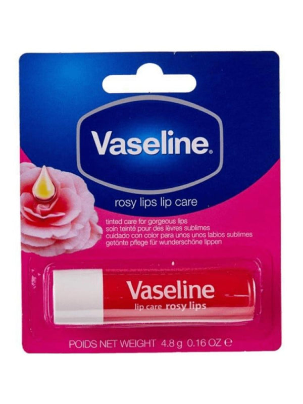 Vaseline Lip Balm Rosy Lip Therapy Moisturizer Vitamin E 4.8g