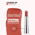 Flormar Sheer Up Lipstick 022 Bold Whisper Tinted Lip Balm Glossy