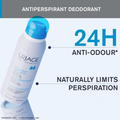 Uriage Fresh Deodorant Spray, Alum Stone, 24-Hour Antiperspirant, 125ml