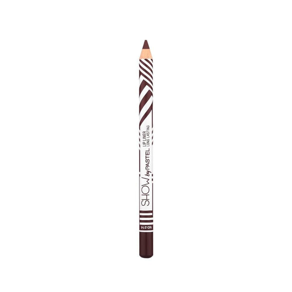 Brown Lip Liner Pencil Creamy Definition Formula Show By Pastel 214 Coffee Brown