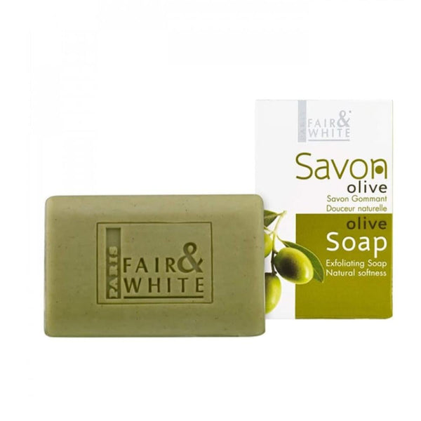 Fair and White Exfoliating Facial Soap, Olive Oil Extract, 200g