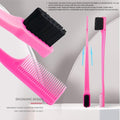 Rose Aroma Compact Hair and Eyebrow Brush for Short Hair